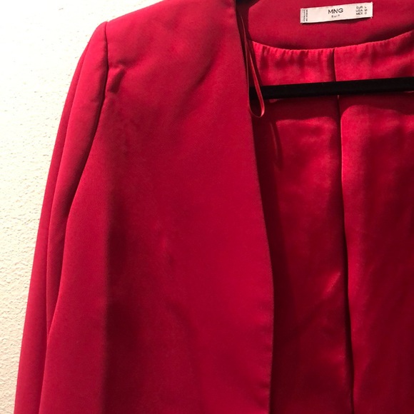 MNG Mango Bell Sleeve Blazer - Picture 2 of 5